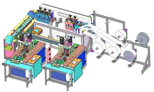 Fully Automatic Face Mask Cutting Machine Fully Automatic Face Mask Cutting Machine