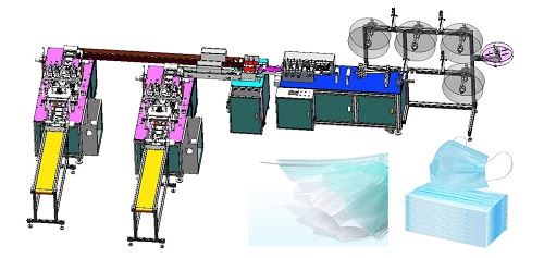 Earloop-3-Ply-Surgical-Face-Mask-Machine-Auto-Production-Line